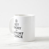 Mug Se mettre en colère et soutenir la science (Devant gauche)
