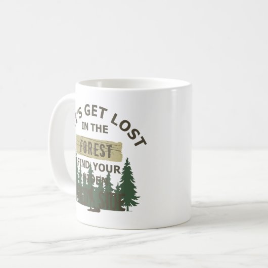 Mug Se perdre dans la forêt (Devant gauche)