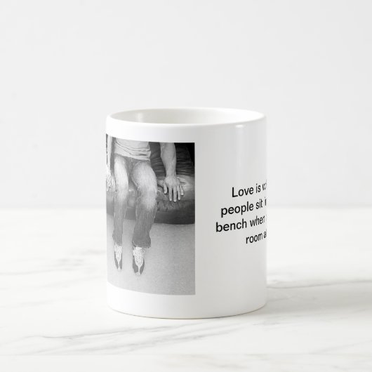 Mug Se reposer ensemble pour toujours (Centre)