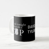 Mug Se sentir en sécurité ce soir ! (Devant gauche)