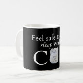 Mug Se sentir en sécurité ce soir ! (Devant gauche)