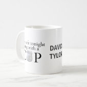 Mug Se sentir en sécurité ce soir ! (Devant gauche)