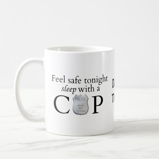 Mug Se sentir en sécurité ce soir ! (Gauche)