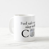 Mug Se sentir en sécurité ce soir ! (Devant gauche)