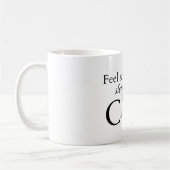 Mug Se sentir en sécurité ce soir ! (Gauche)