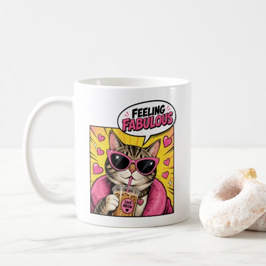 Mug Se sentir fabuleux (Avec donut)