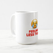 Mug Se sentir inférieur à (Devant gauche)