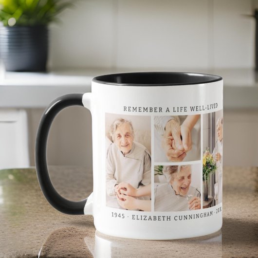 Mug Se souvenir d'une vie moderne simple 4 photo Colla