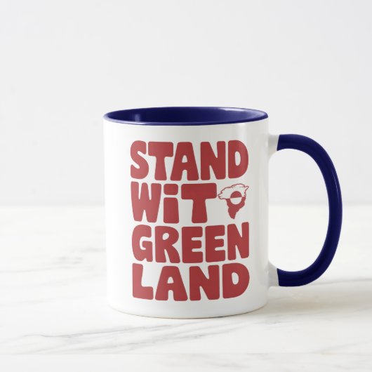 Mug Se Tenir Avec Le Groenland (Droite)