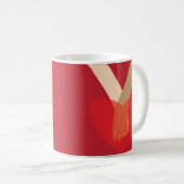 Mug Se tenir par la main (Devant droit)