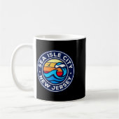 Mug Sea Isle City New Jersey Nj Nautical Waves 5 T Shi (Gauche)