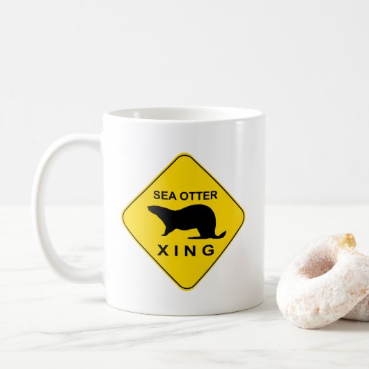 Mug Sea Otter Xing (Avec donut)
