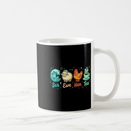 Mug Sea Saying Ewe Quote Tea Hen Journey (Droite)