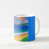 Mug Sea Scape 09 "Yacht in the bay" (Devant droit)