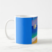 Mug Sea Scape 09 "Yacht in the bay" (Gauche)