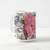 Mug Sea Shells Jellyfish Ocean Beach Vue (Devant gauche)