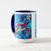 Mug Sea Turtle Painting - Beach Home Decor (Devant gauche)
