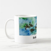 Mug sea_turtles_painting, tortues de mer de bébé (Gauche)