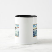 Mug Sea View Avenue Waterfront Vue sur le Surf (Centre)