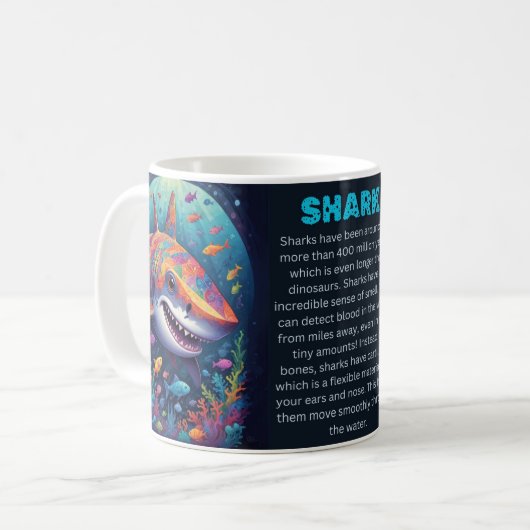 Mug SEA WORLD - requin (Devant gauche)
