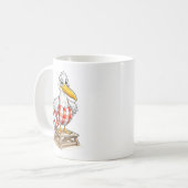 Mug Seagull Comic Lifeguard Bird (Devant gauche)