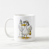Mug Seagull Comic Lighthouse Lantern (Gauche)