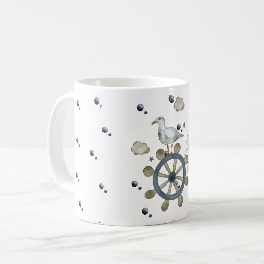 Mug Seagull Frappe Un Voyage (Devant gauche)
