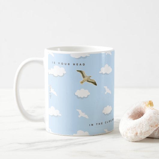 Mug Seagull in the clounds (Avec donut)
