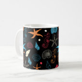 Mug Seahorse Starfish Coquillages Ocean Life (Devant gauche)
