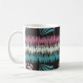 Mug Seamless abstract ikat pattern with the image of f (Gauche)
