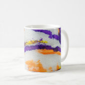 Mug Seamless animal zebra. Dirty art pattern. Abstract (Devant droit)