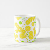Mug Seamless bright lemon slices candy lollipops (Devant droit)