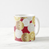 Mug Seamless chrysanthemum pattern in the Japanese tra (Devant droit)