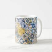 Mug Seamless colorful patchwork tile with Islam, Arabi (Devant droit)