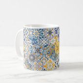 Mug Seamless colorful patchwork tile with Islam, Arabi (Devant gauche)