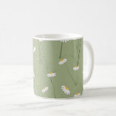 Mug Seamless floral pattern background with cosmos flo (Devant droit)