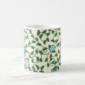 Mug Seamless floral pattern on beige background (Centre)