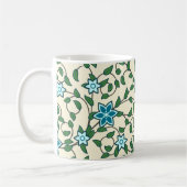 Mug Seamless floral pattern on beige background (Gauche)