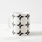 Mug seamless lattice pattern. Modern stylish texture.  (Devant gauche)