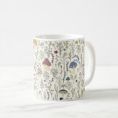 Mug Seamless pattern. Set of colorful wild plants and  (Devant droit)