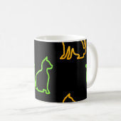 Mug Seamless pattern with catsabstract,animal,art,arti (Devant droit)