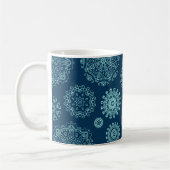 Mug Seamless pattern with laced snowflakespattern,arab (Gauche)