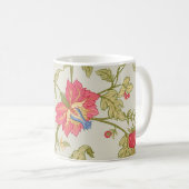 Mug Seamless pattern with stylized ornamental flowers (Devant droit)