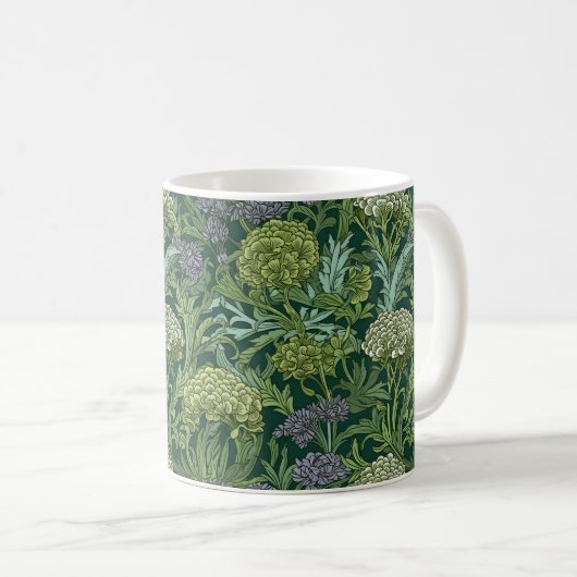 Mug Seamless William Morris style floral pattern (Devant droit)