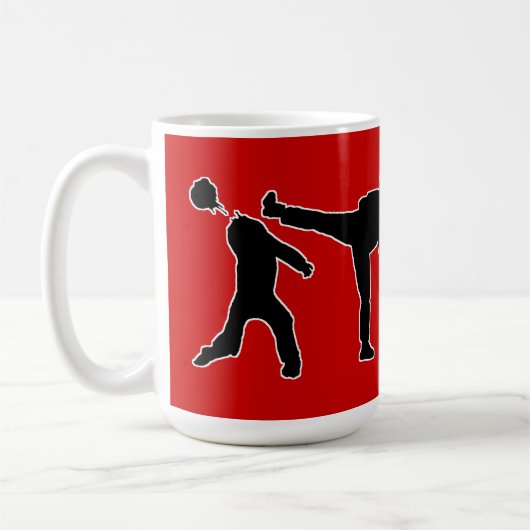 Mug Séance d'entraînement de zombi (Gauche)