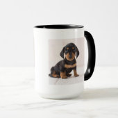 Mug Séance miniature de teckel (Devant droit)