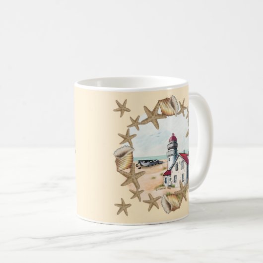 Mug Seashell Lighthouse (Devant droit)