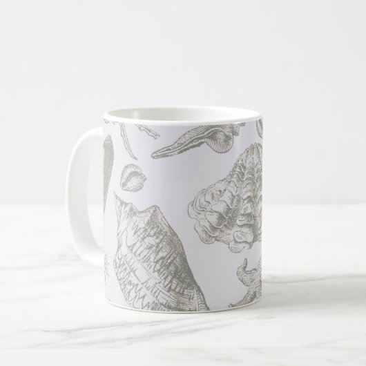 Mug Seashell Soft Antique Art Beach Shops (Devant gauche)