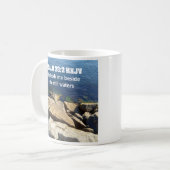 Mug Seashore Photo Beside the Still Waters Bible Verse (Devant gauche)