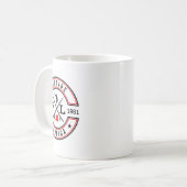 Mug Seaside Floride Fl Retro Surfeur Devant Plage Et C (Devant gauche)
